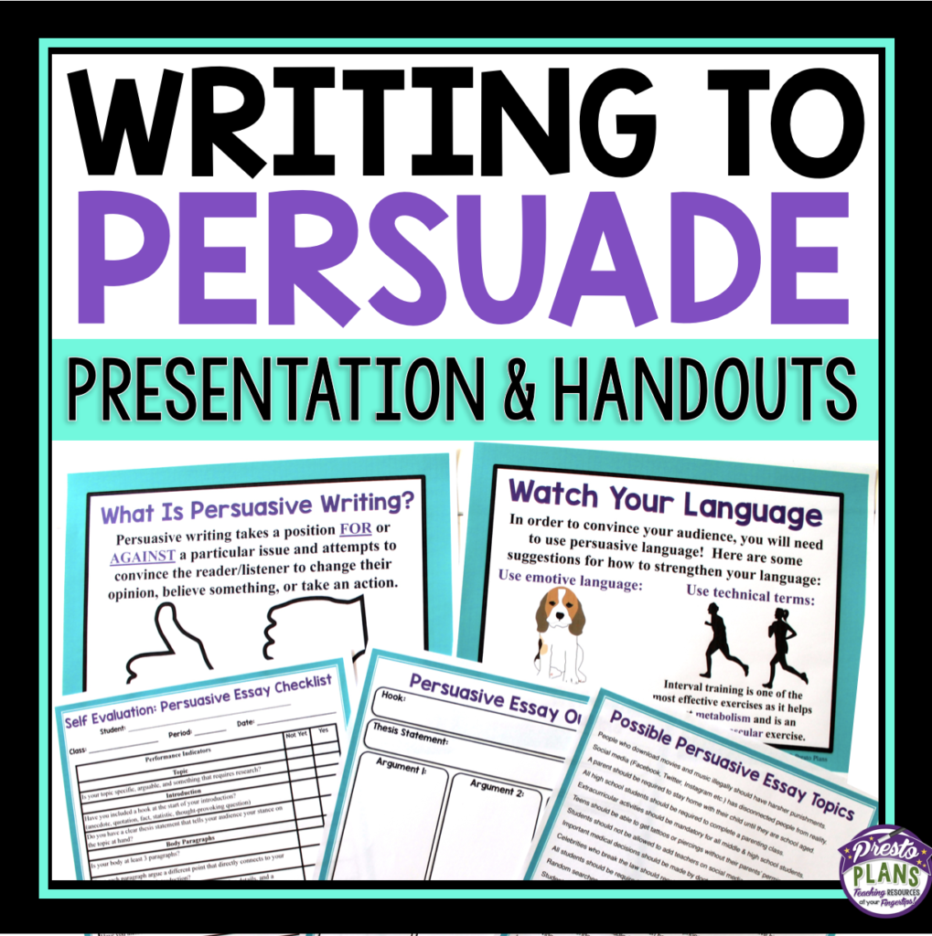 Persuasive Writing Archives Prestoplanners