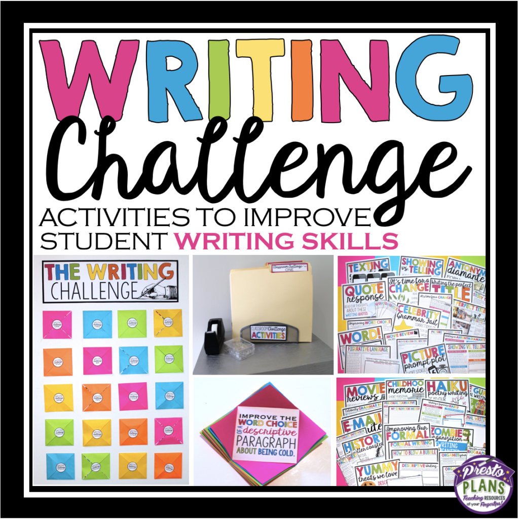 students writing challenges
