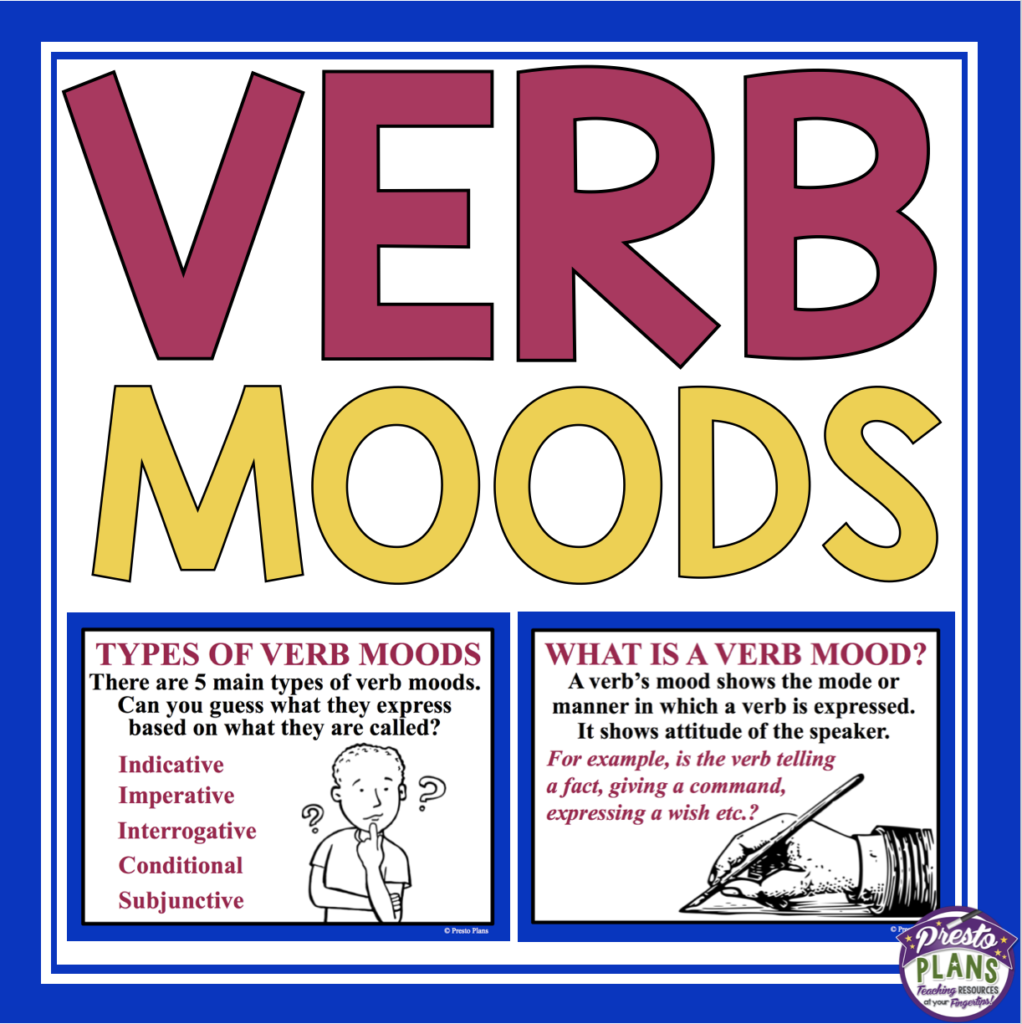 Verb Mood Printable Worksheet