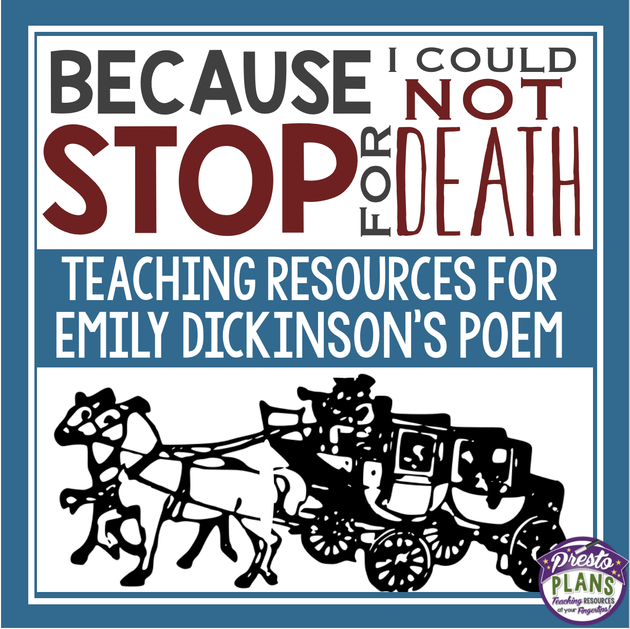 emily dickinson analysis because i could not stop for death