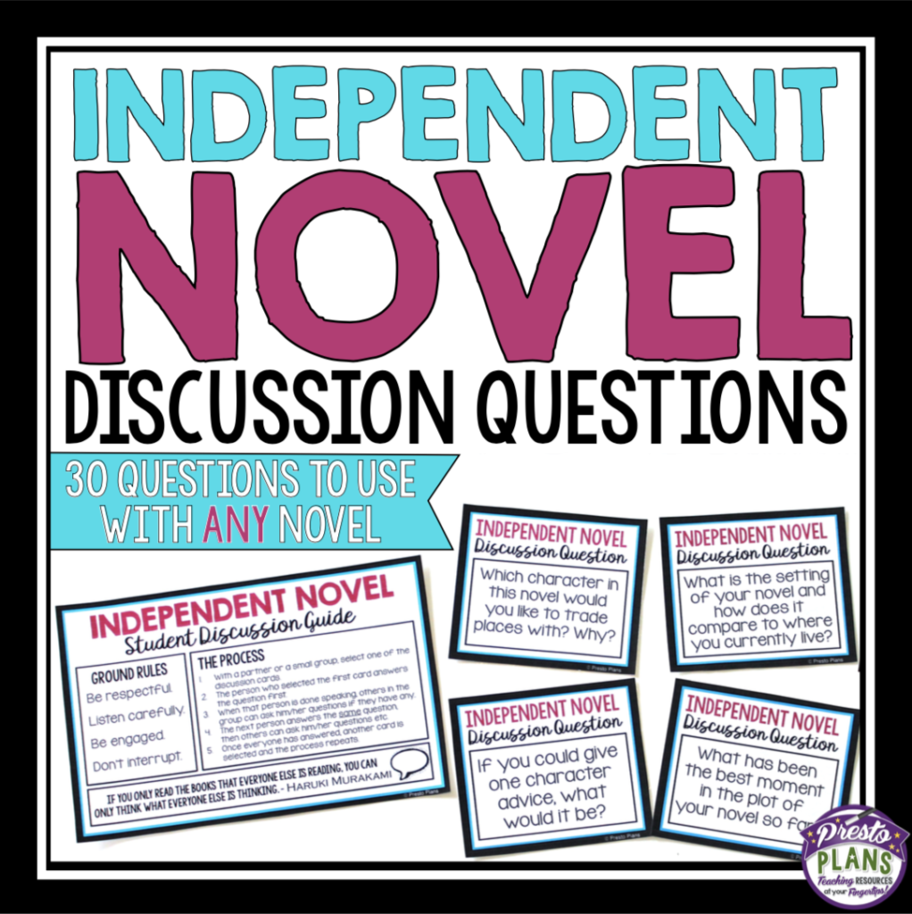 novel discussion questions