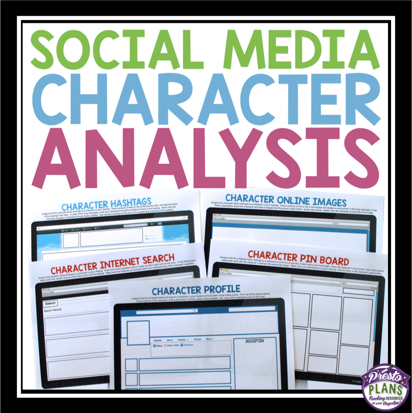 character social media analysis