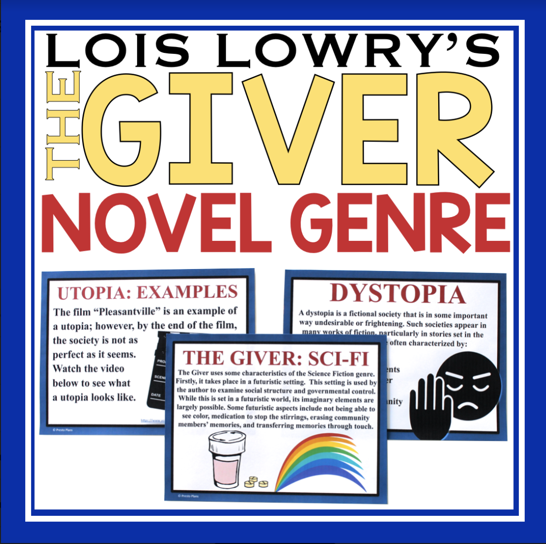 giver novel genre