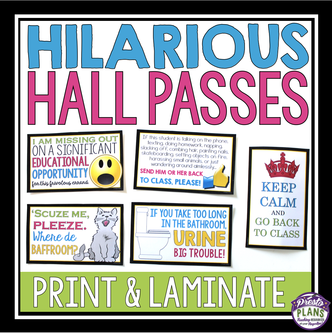 hall passes