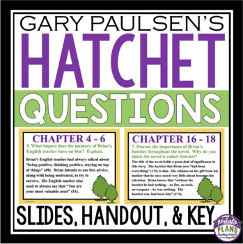 hatchet questions