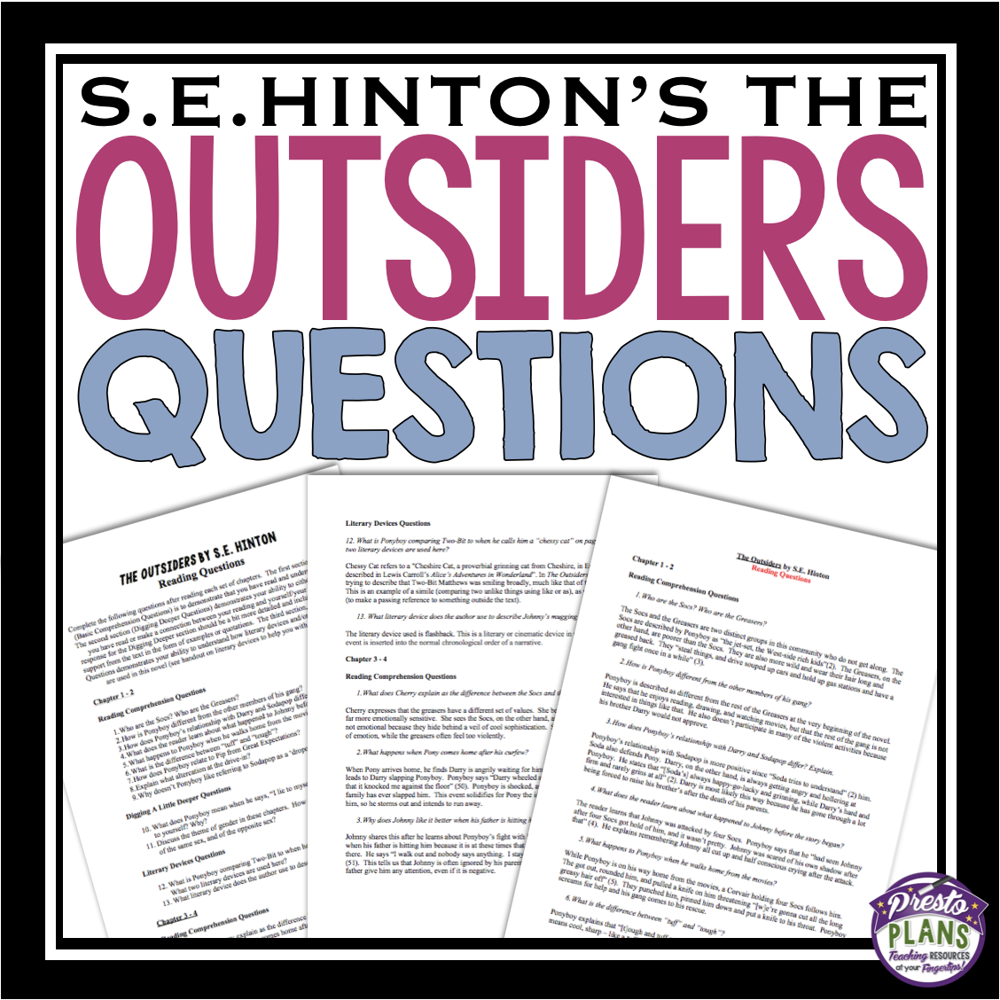 outsiders questions