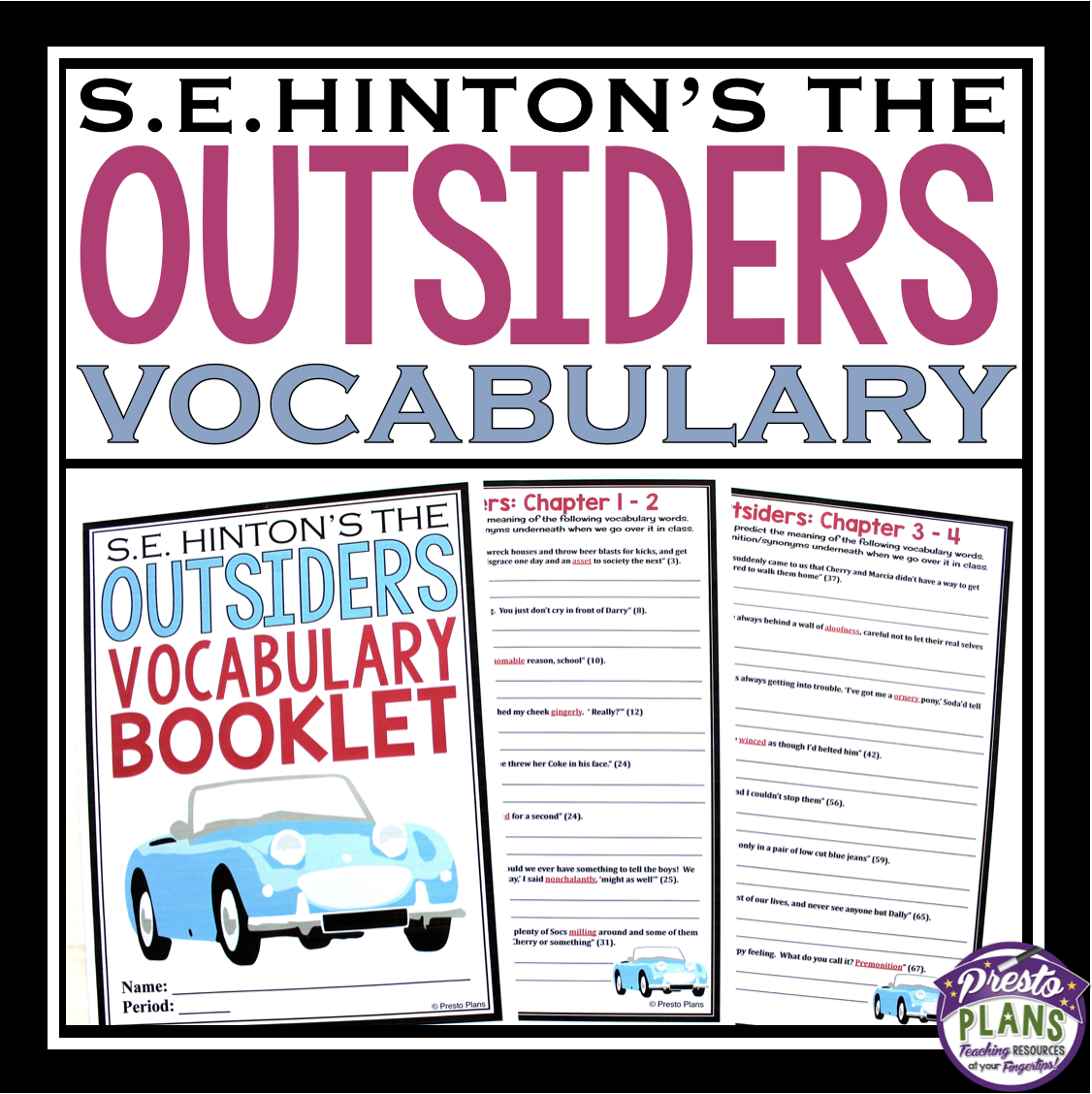 outsiders vocabulary