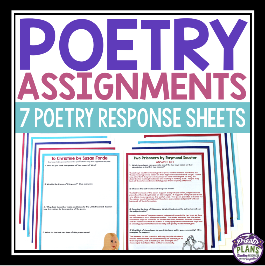 assignment on poems