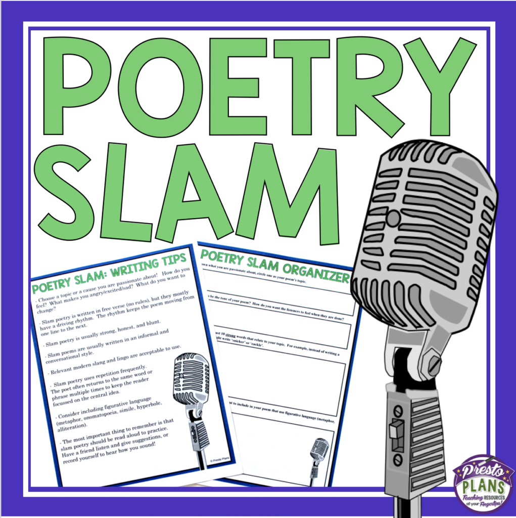 POETRY SLAM WRITING Prestoplanners