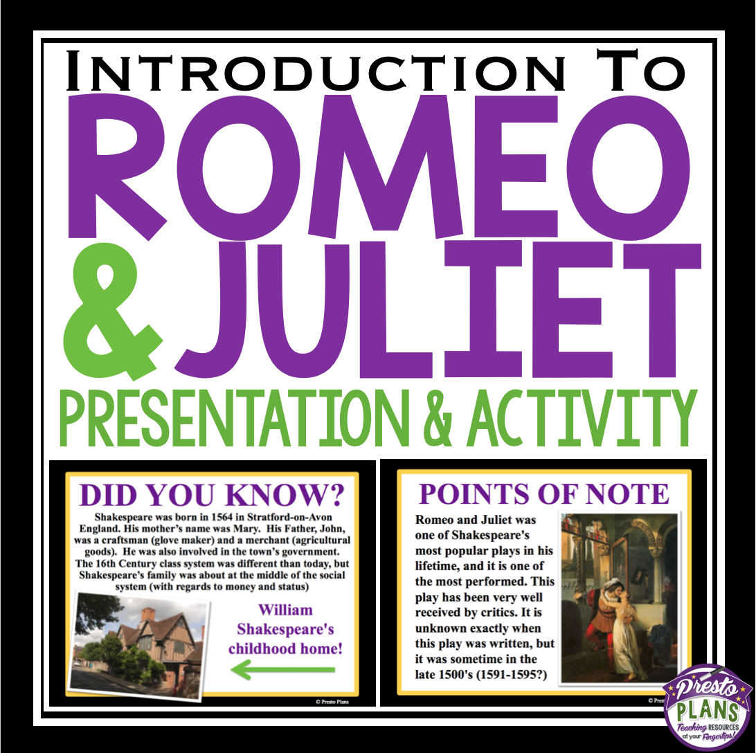 romeo and juliet introduction