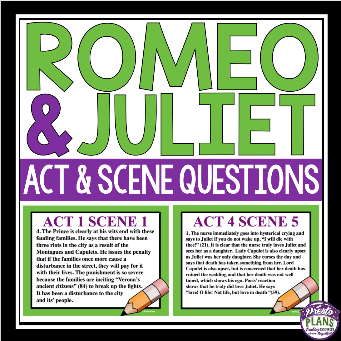 romeo and juliet questions