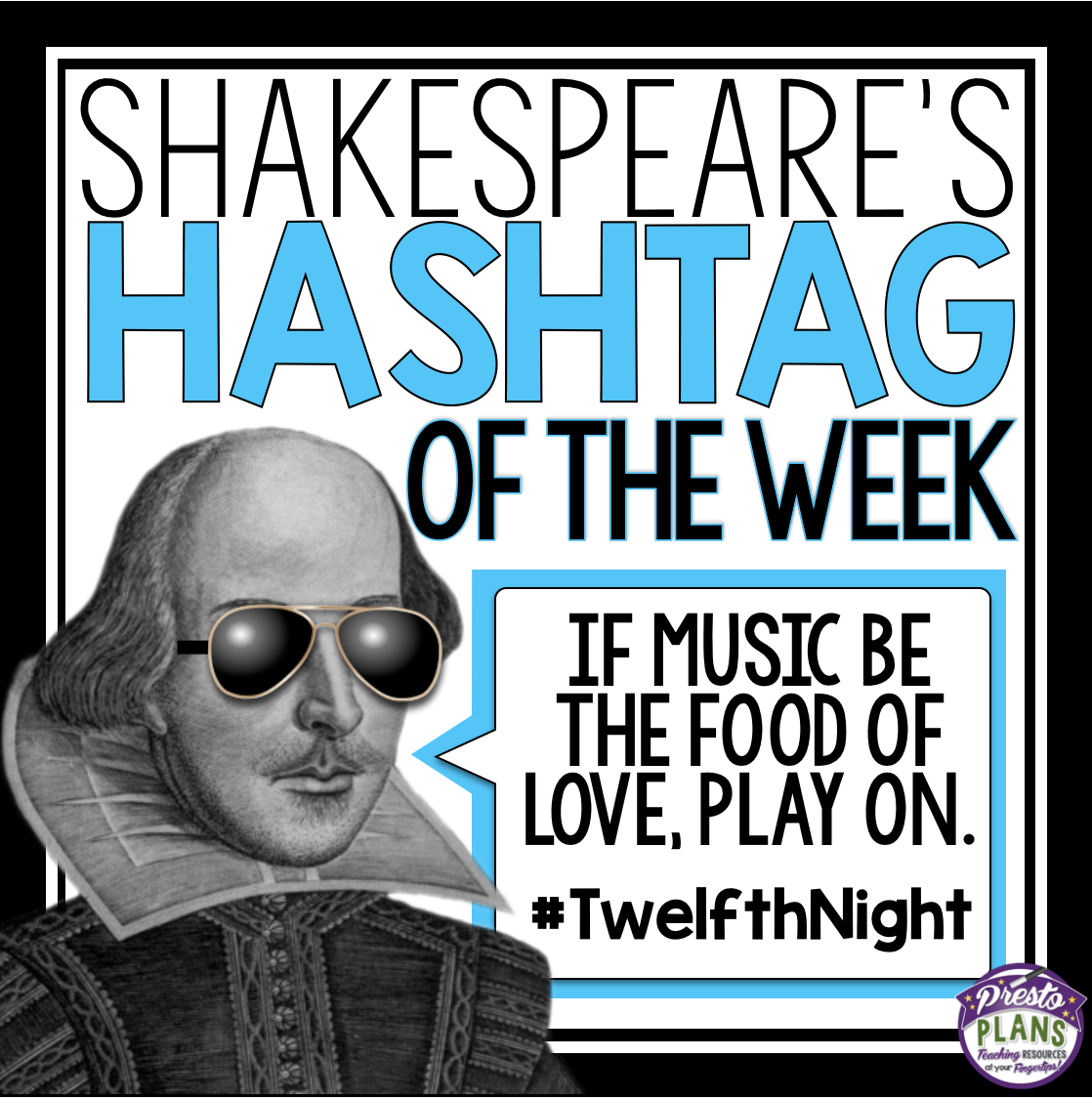 shakespeare hashtag of the week