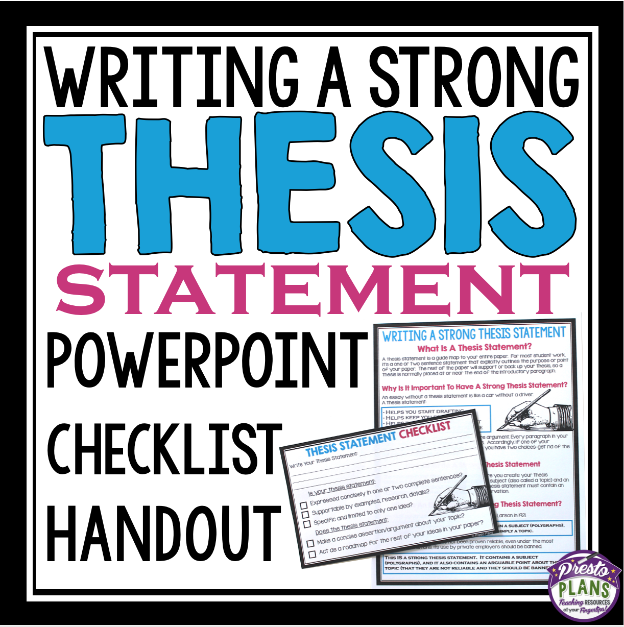 thesis statement writing