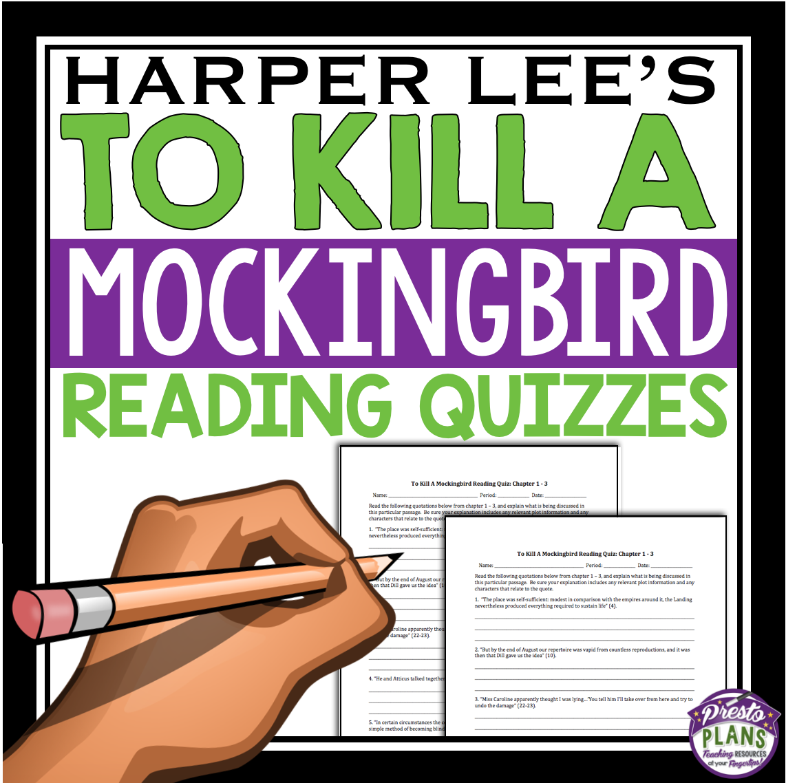 to kill a mockingbird quizzes
