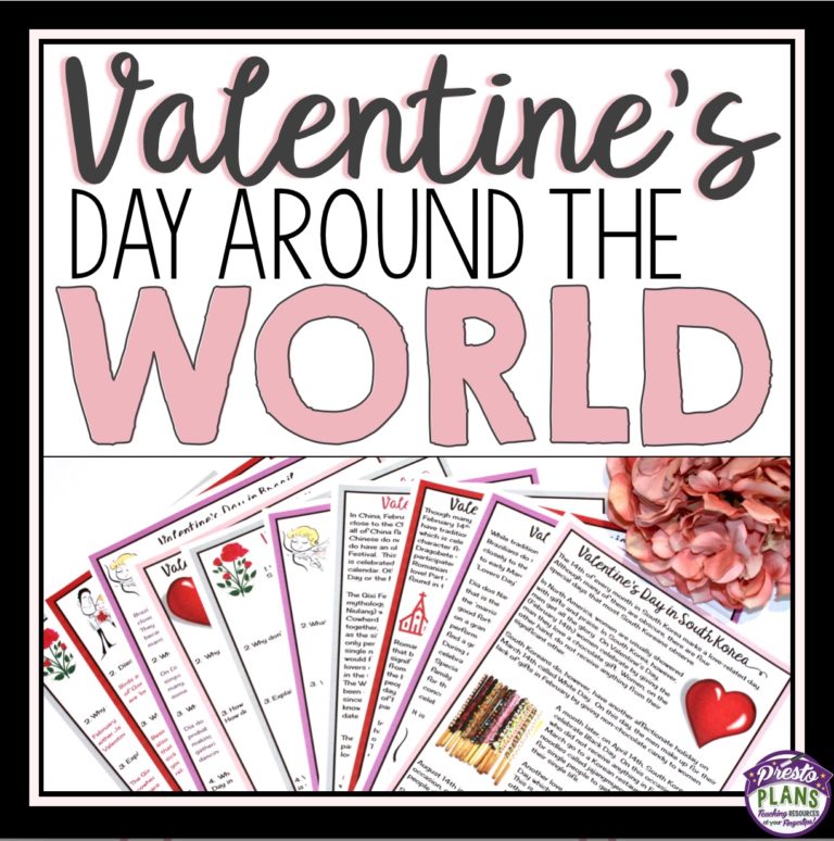 valentines day around the world lesson