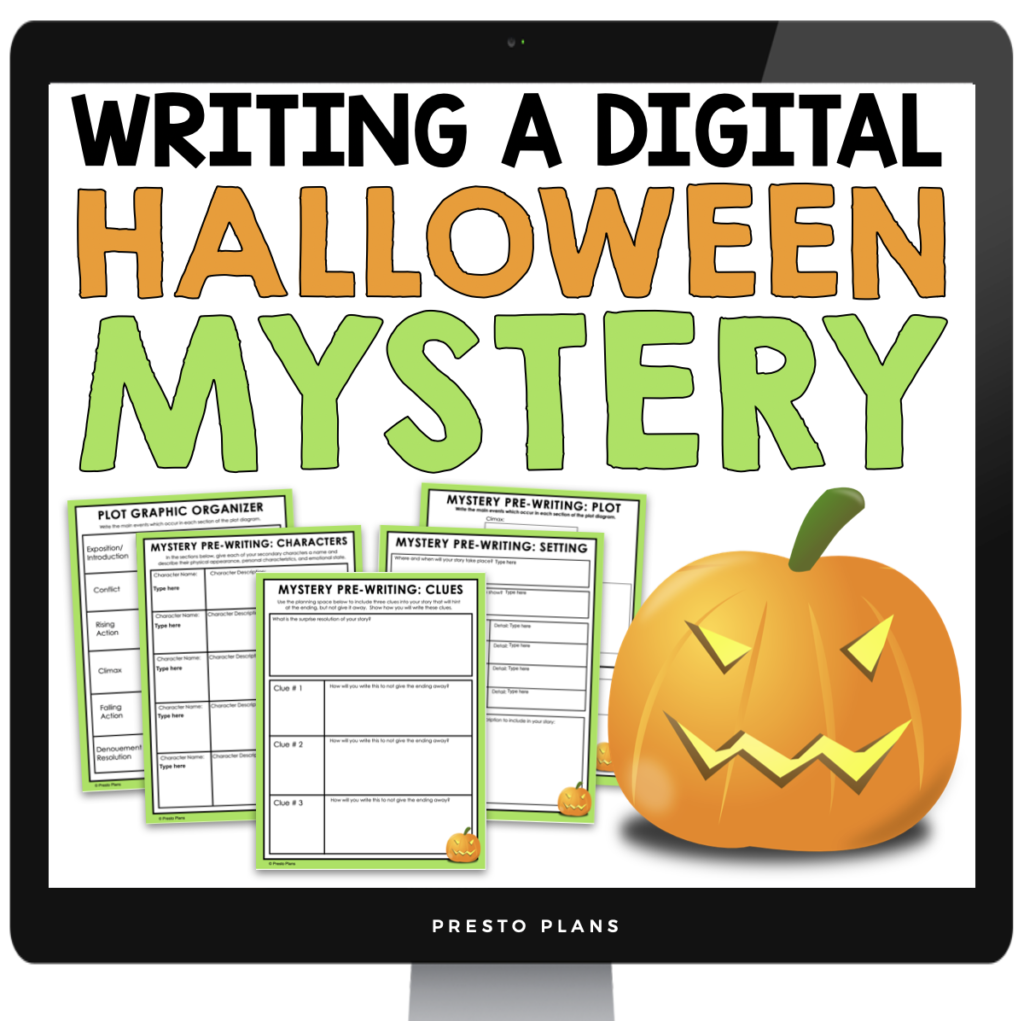 DIGITAL HALLOWEEN MYSTERY WRITING - prestoplanners.com