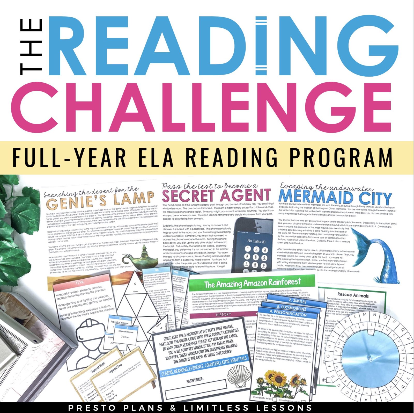 The Reading Challenge Print ELA Reading Program