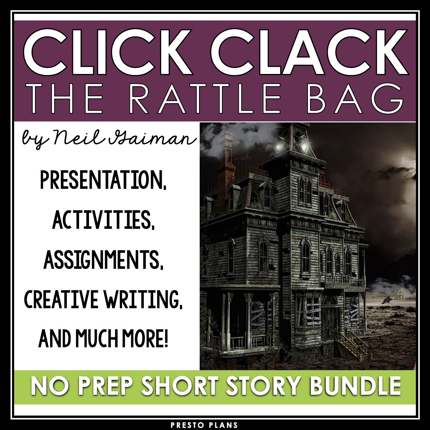 CLICK CLACK THE RATTLEBAG BY NEIL GAIMAN Prestoplanners